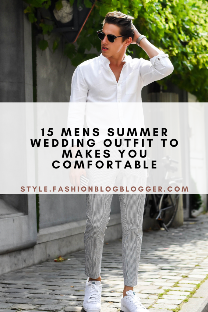 15 Mens Summer Wedding Outfit to Makes You Comfortable